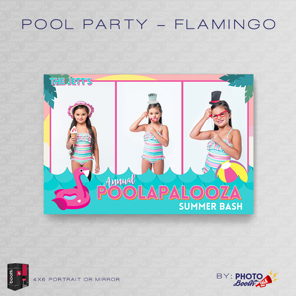 Pool Party Flamingo - Portrait Mirror - CI Creative