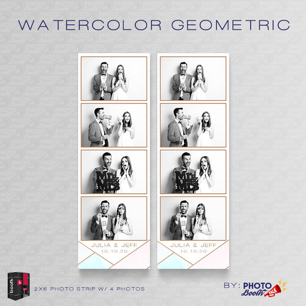 Watercolor Geometric 2x6 4 Images - CI Creative