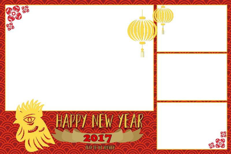 Chinese New Year 2017 Print And Screen Template Bundle