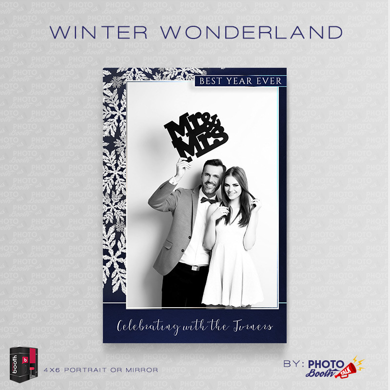 Winter Wonderland Portrait Single Ci Creative Darkroom Templates