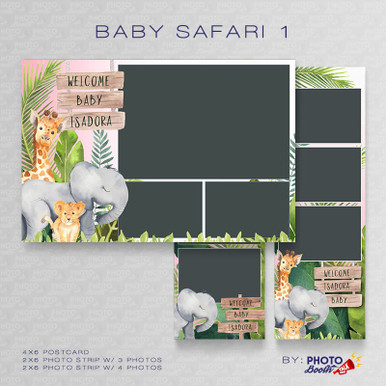 Baby Safari 1 Set - CI Creative - Darkroom Templates