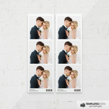 TemplatesBooth Typographic Wedding Magazine - 2x6, 3 Images