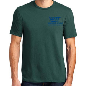 Glitter Foil WIT Brand Heathered Colors Unisex T-Shirt