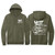Glitter Foil WIT Brand Earth Tone Unisex Hoodie Front & Back