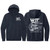 WIT Brand Blue Unisex Hoodie Front & Back