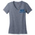 WIT Brand Blue Women's V-Neck