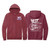 Glitter Foil WIT Brand Heathered Colors Hoodie Front & Back