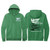 WIT Brand Heathered Colors Hoodie Front & Back