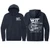 Glitter Foil WIT Brand Blue Unisex Hoodie Front & Back