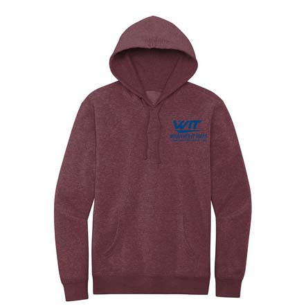Silver Foil WIT Brand Heathered Colors Hoodie