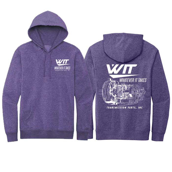 Glitter Film WIT Brand Bright Unisex Hoodie Front & Back