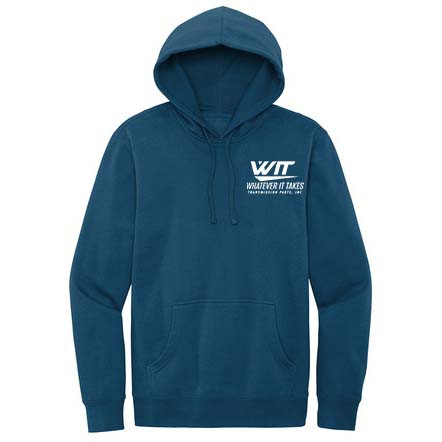 Glitter Foil WIT Brand Blue Unisex Hoodie