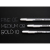 Gelly Roll Pens, Classic White