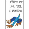 Desert Pomegranate with Blue Birds Boxed Card Set