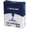 Sailor  Ink Cartridges, Set of 12