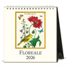Cavallini 2026 Desk Calendar, Floreale