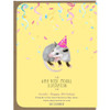 Chonky Possum Birthday Card