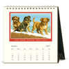 Cavallini 2027 Desk Calendar, Dogs