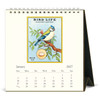 Cavallini 2027 Desk Calendar, Birds
