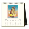 Cavallini 2027 Desk Calendar, Owls