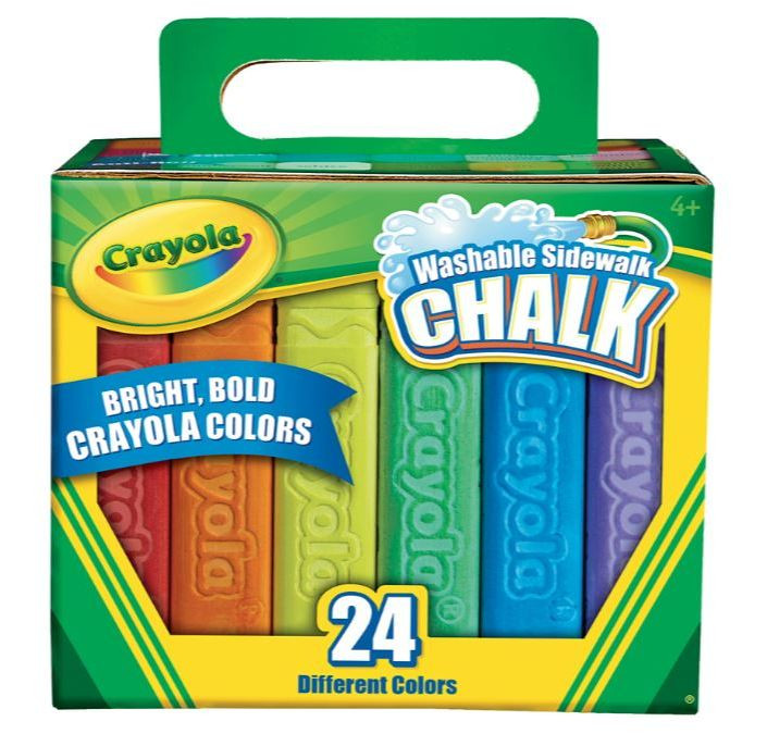 Crayola Washable Sidewalk Chalk Packs FLAX art & design