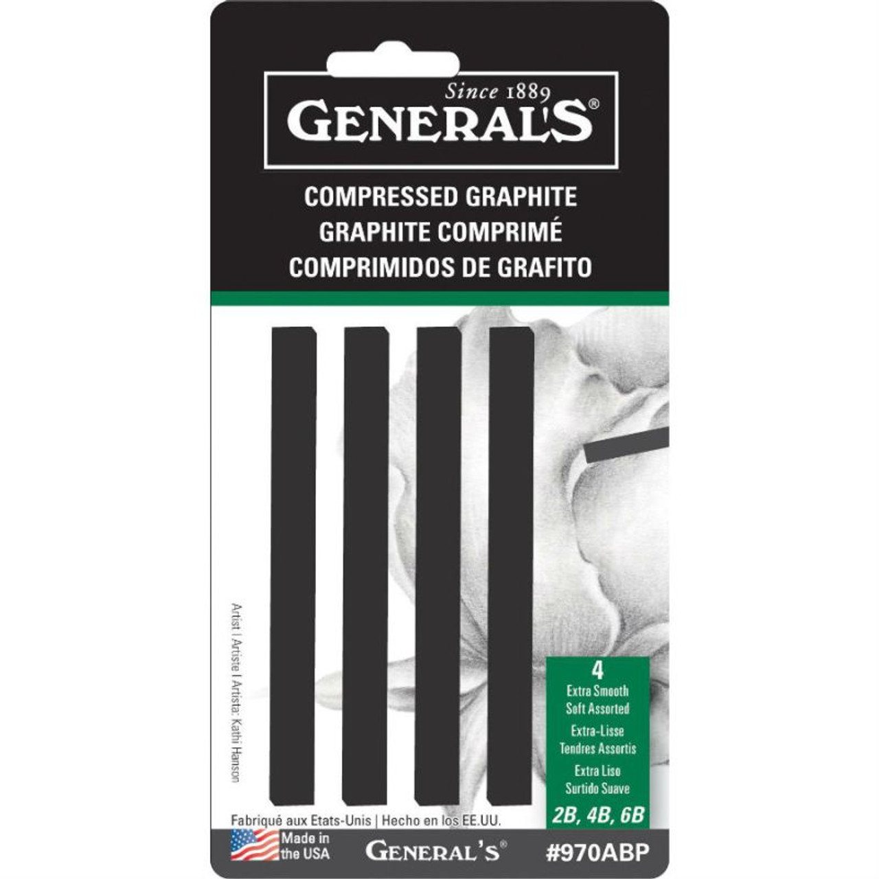 Big Lot of General's Kimberly Compressed Graphite Square Art