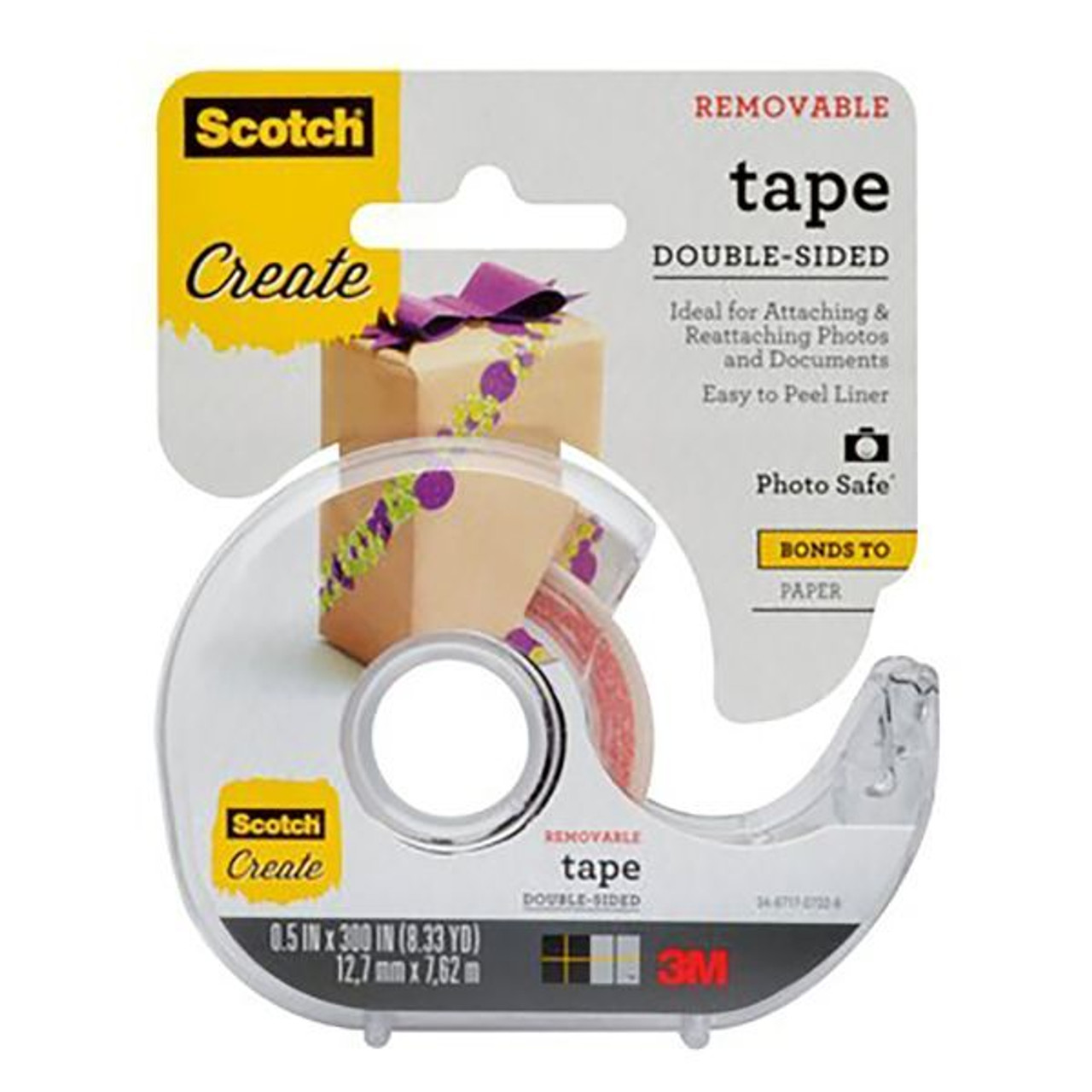 Multi-Size Double Sided Tape for Crafts,Arts,Scrapbooking,Card  Making,Ribbon,Pho