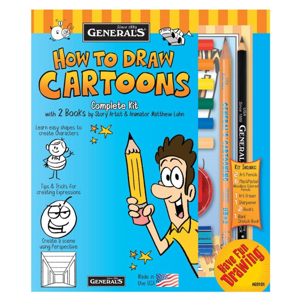 How to Draw Cartoons Kit