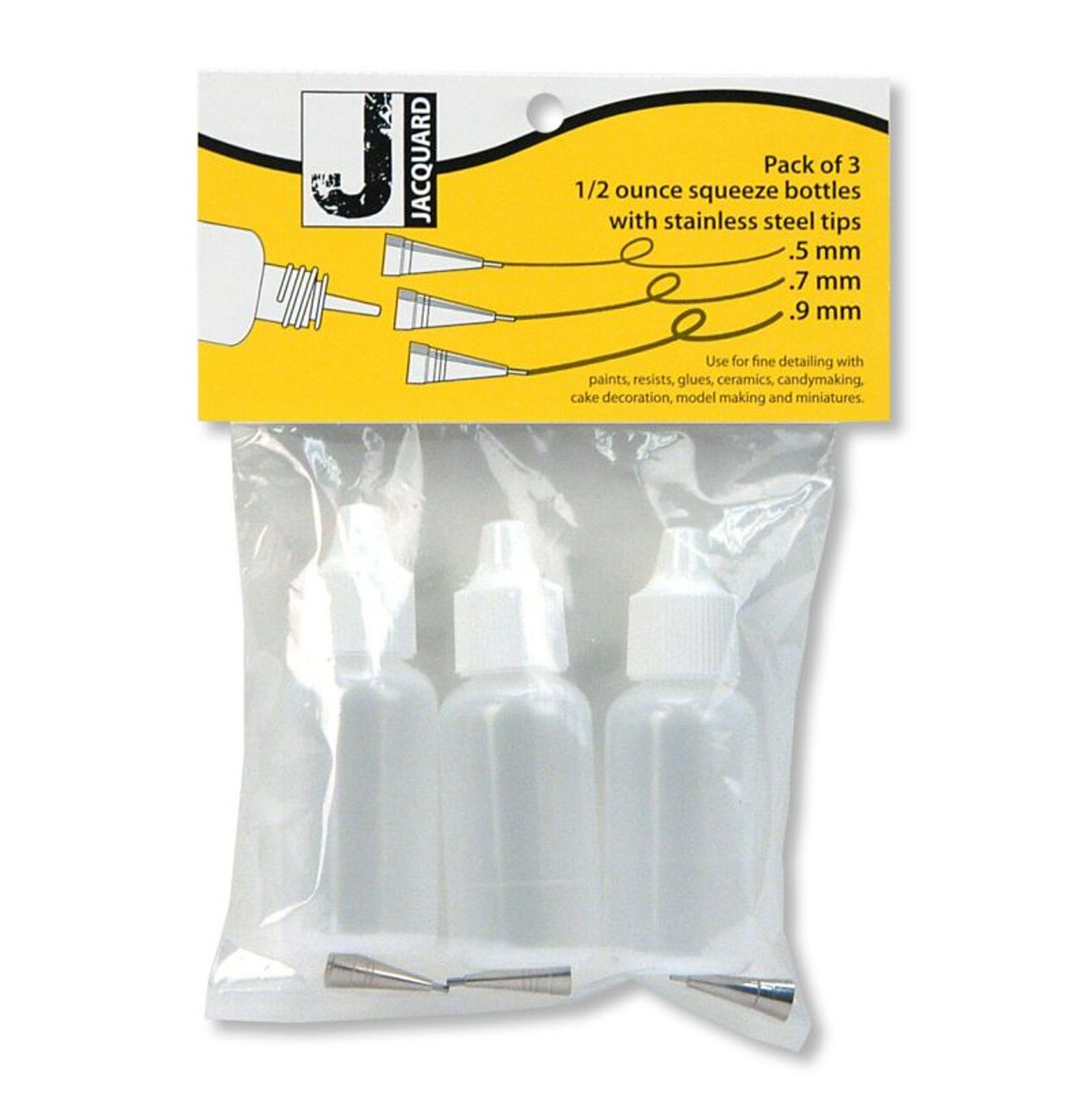 Jacquard Small Applicator Bottle with Metal Tip Set