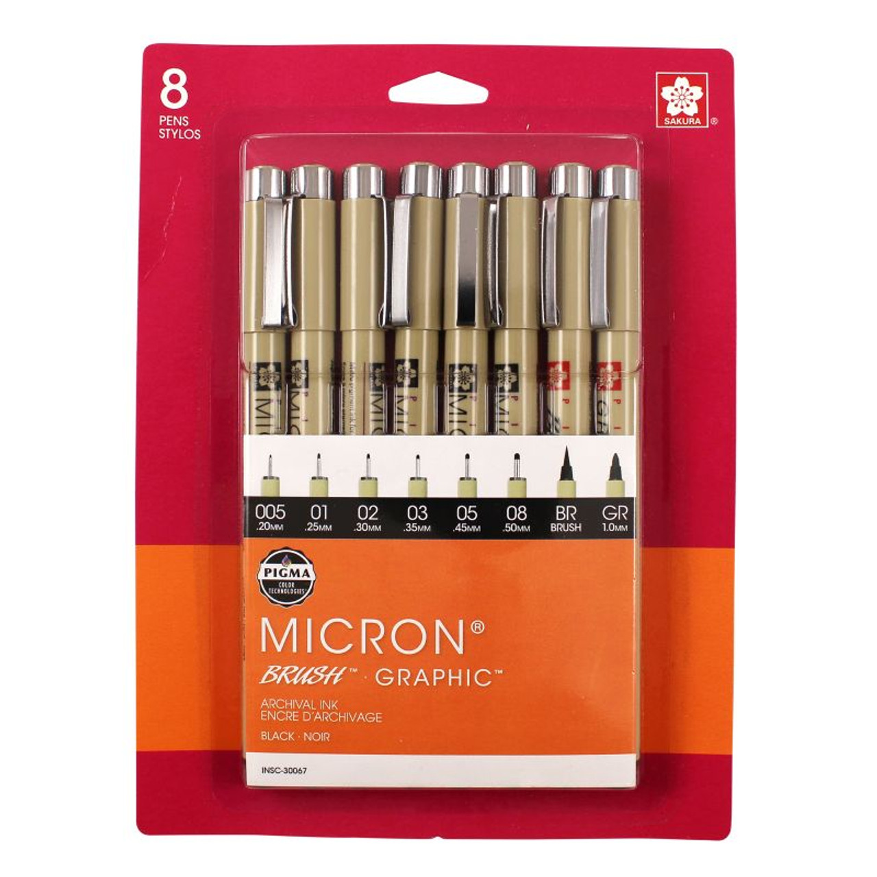 Drawing Pens Set Black Fineliner Pens Set of 8 Waterproof Pens