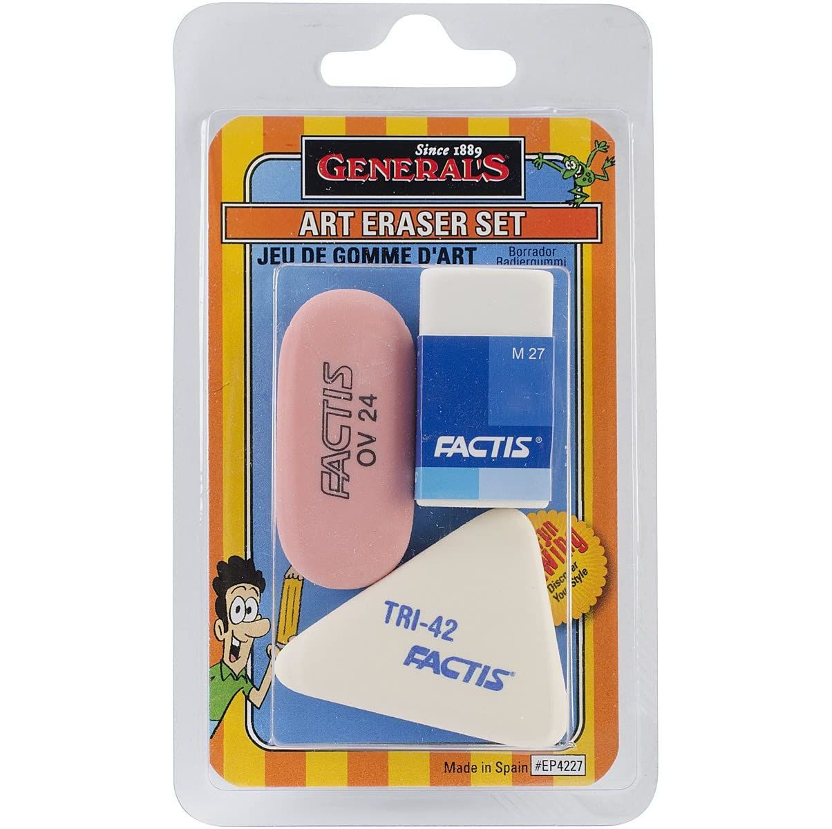 General's Art Eraser Set - FLAX art & design