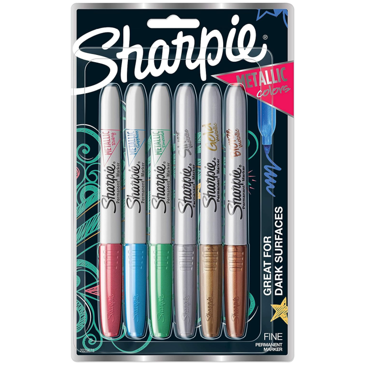 Sharpie Metallic Set of 6 - FLAX art & design