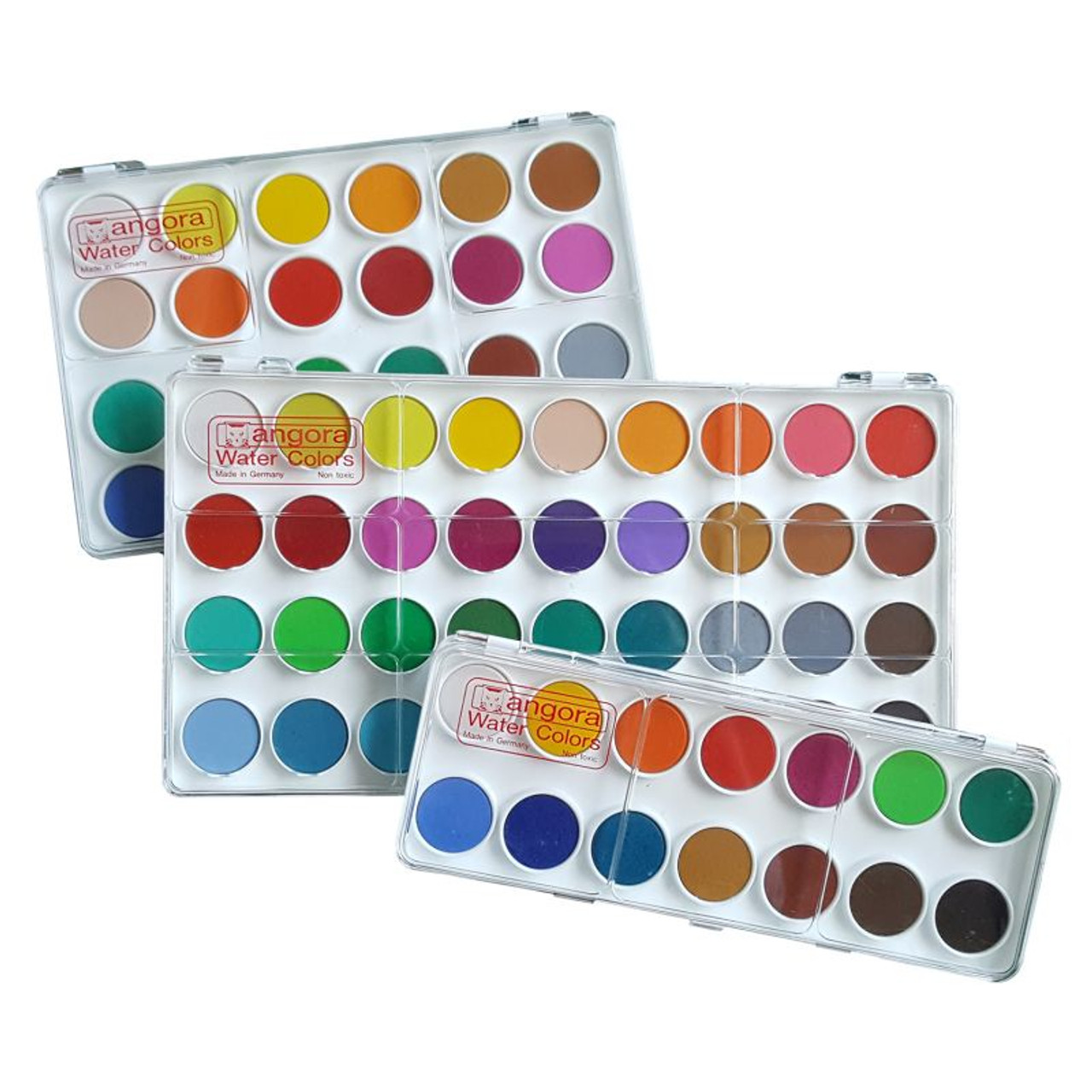 Watercolor Pan Set Angora 24 Color