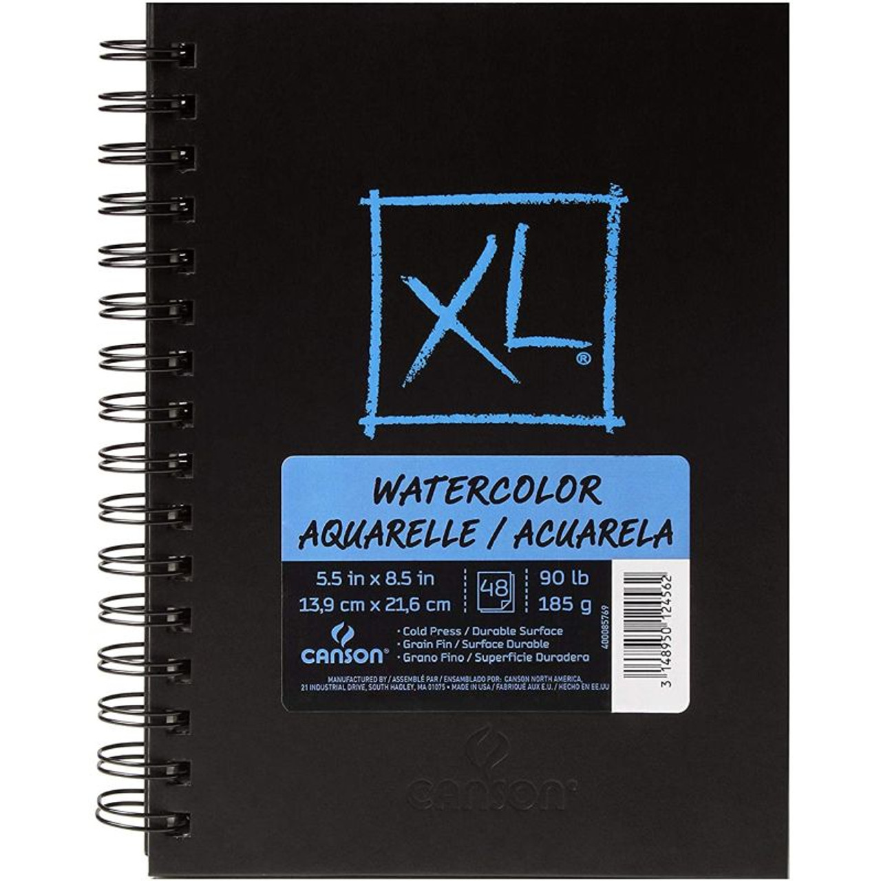Canson XL Watercolor Book, 48 Sheets, 8.5 x 11