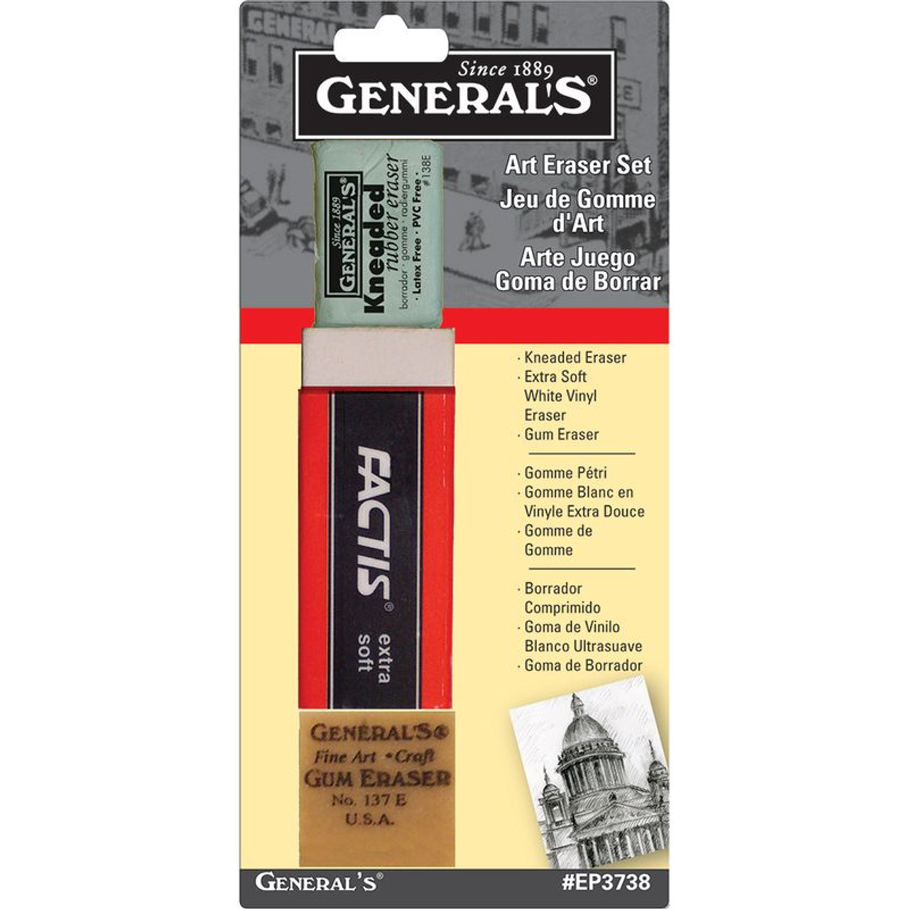 General's Kneaded Eraser, Jumbo - FLAX art & design