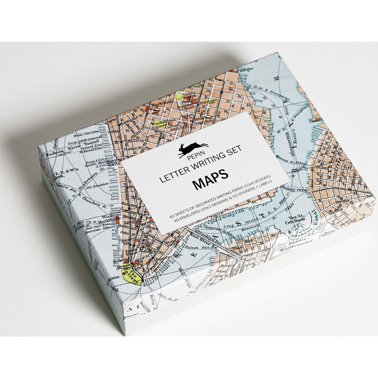 Letter Writing Set, Maps