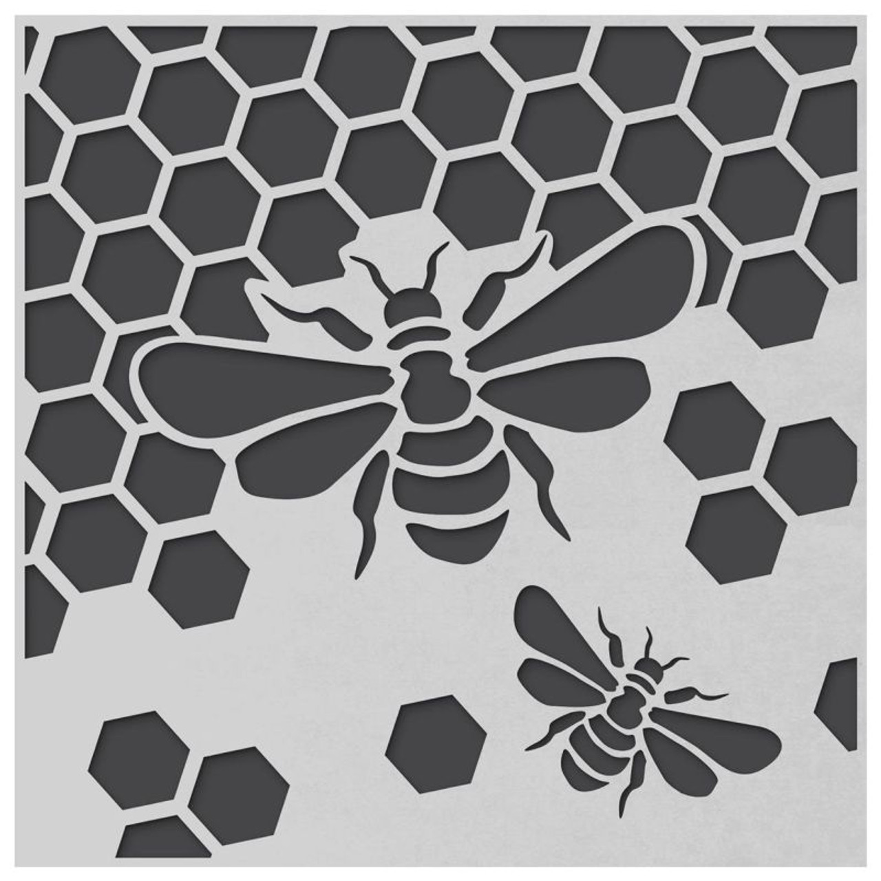 Honeycomb Stencil  Bee's Baked Art Supplies and Artfully Designed Creations