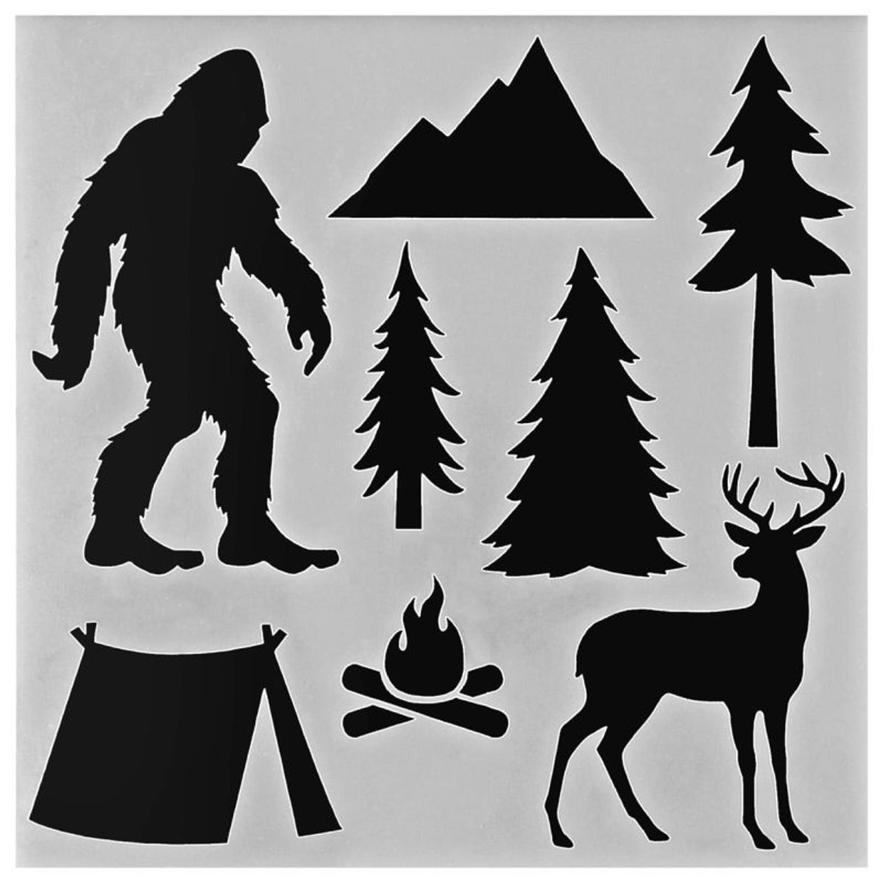 sasquatch stencil