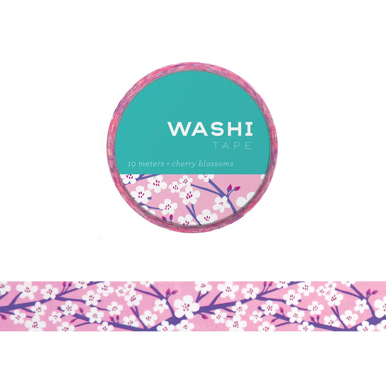 Pxymoer 12 Rolls Washi Tape Set, Cherry Blossoms Floral Pattern Decorative Washi Masking Tape for Scrapbook, DIY, Crafts, Bullet Journal, DIY, Gift