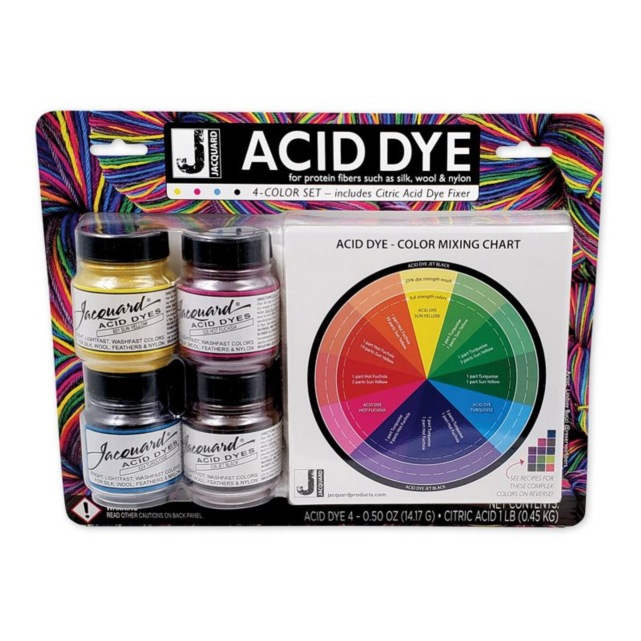 Color card, Washfast acid dyes