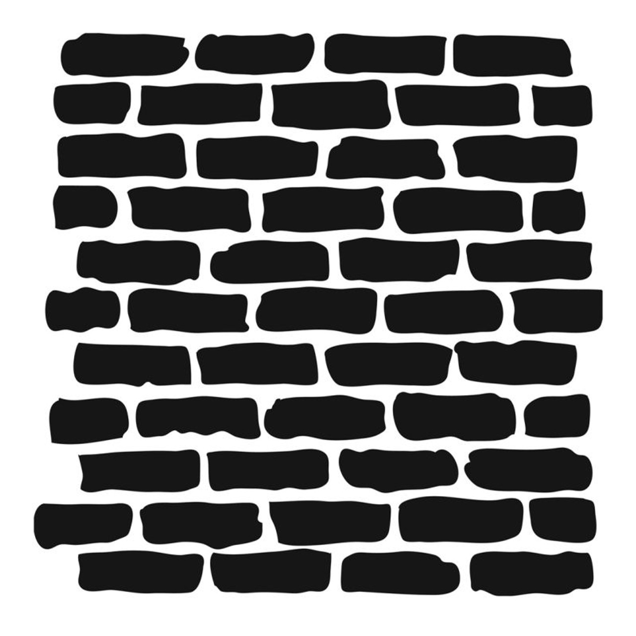 Spanish Bond Brick Pattern Wall Stencils - Stencil Revolution