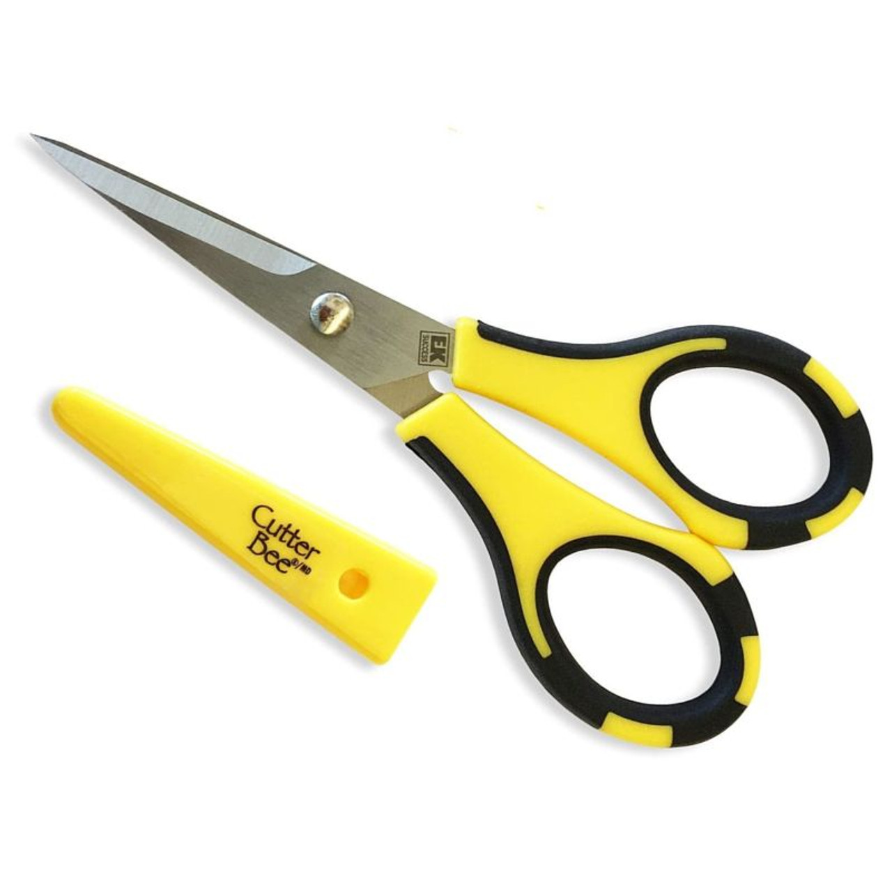 EK Success Cutter Bee Herb Scissors 4 pack, Black Yellow, Scissors For  Crafting All Purpose Scissors Bulk Scissors For Office Scissors For Kids