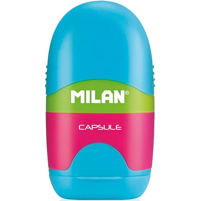 MILAN CAPSULE Gomma E Pennello 2 In 1 - Ricaricabile, Perfetta Per Disegni Puliti E Precisi