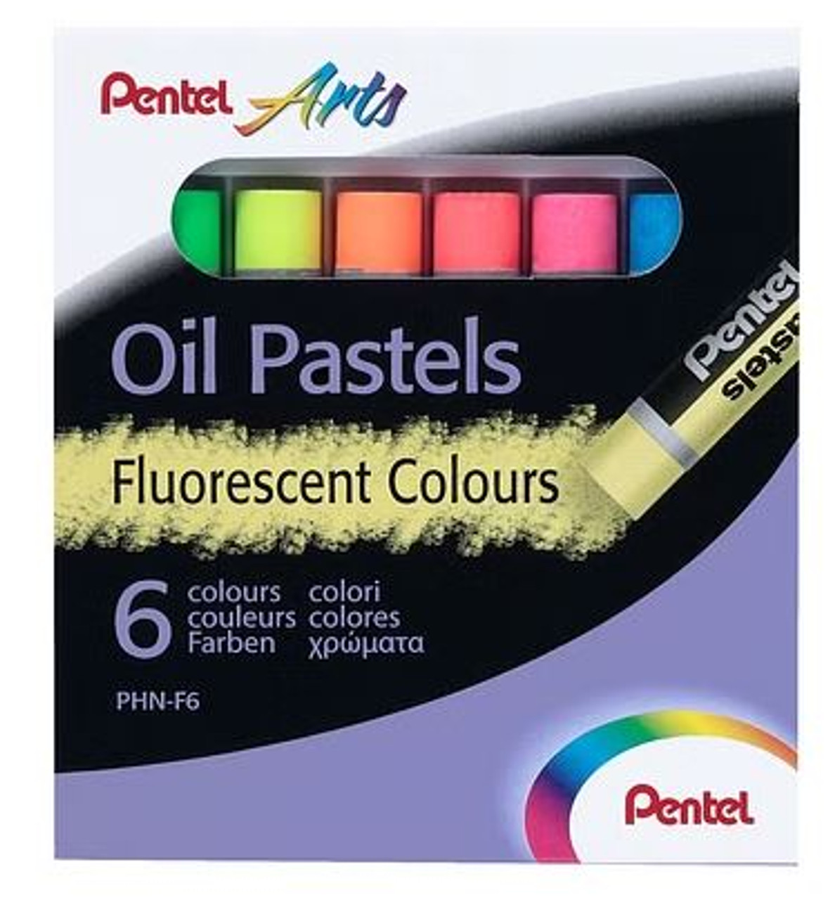 Pentel Oil Pastels, Fluorescent Set - FLAX art & design