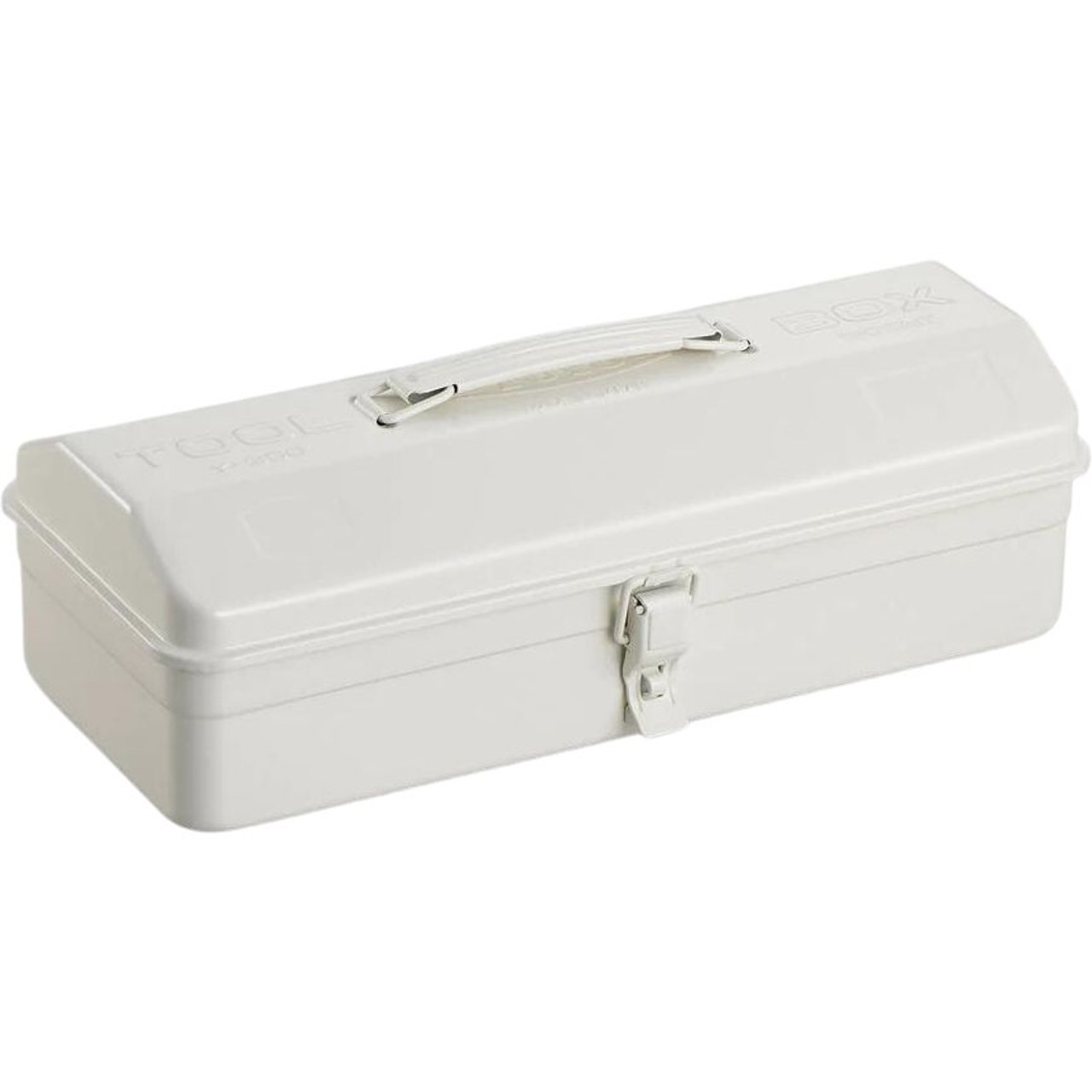 Toyo Steel Toolbox with Cantilever Lid and Upper Storage Trays - White