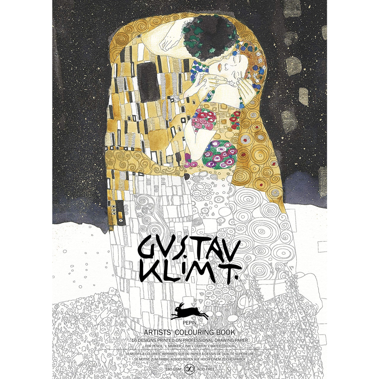 Artists' Coloring Book, Gustav Klimt - FLAX art & design