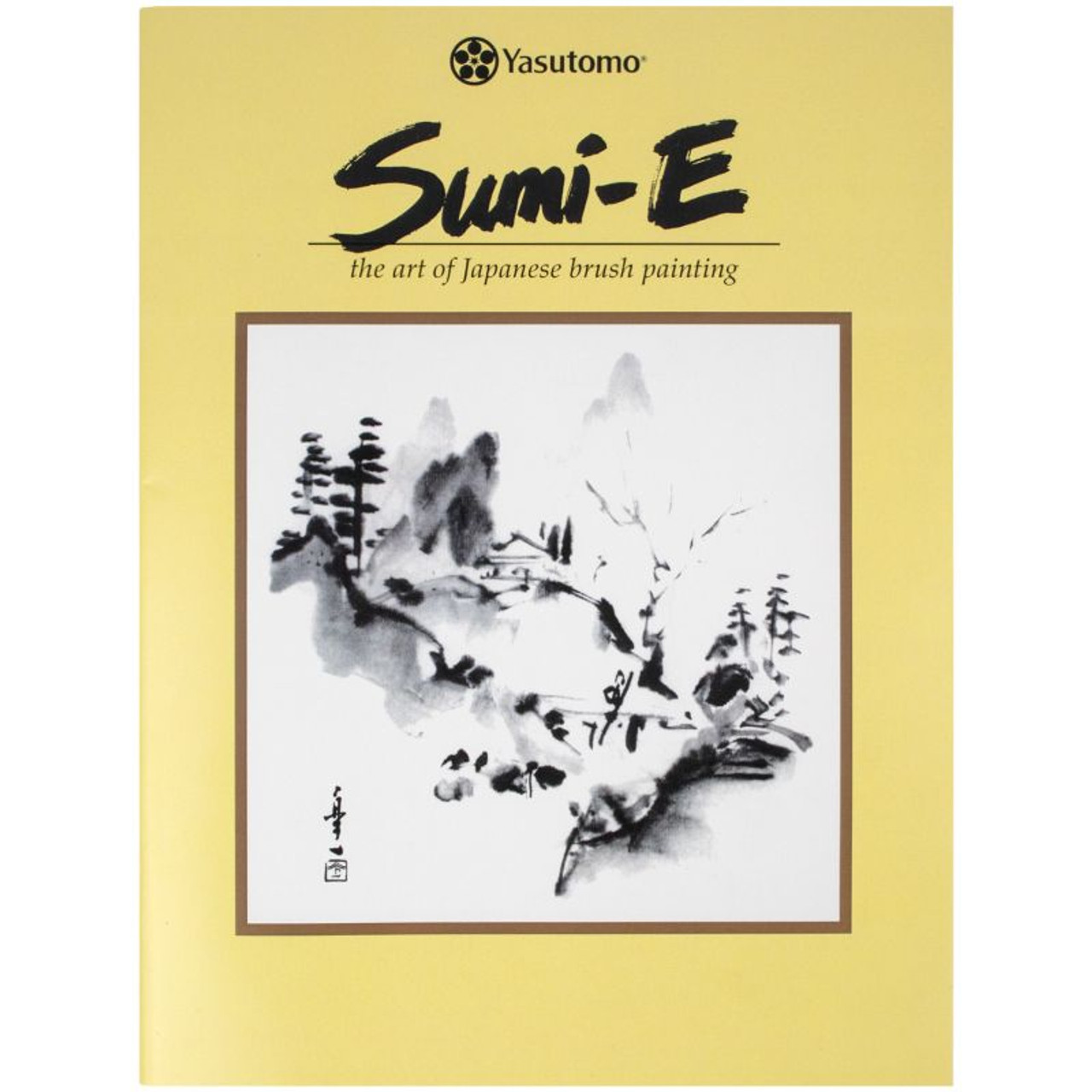 Yasutomo Sumi-e Book, The Art of Japanese Brush Painting - FLAX art