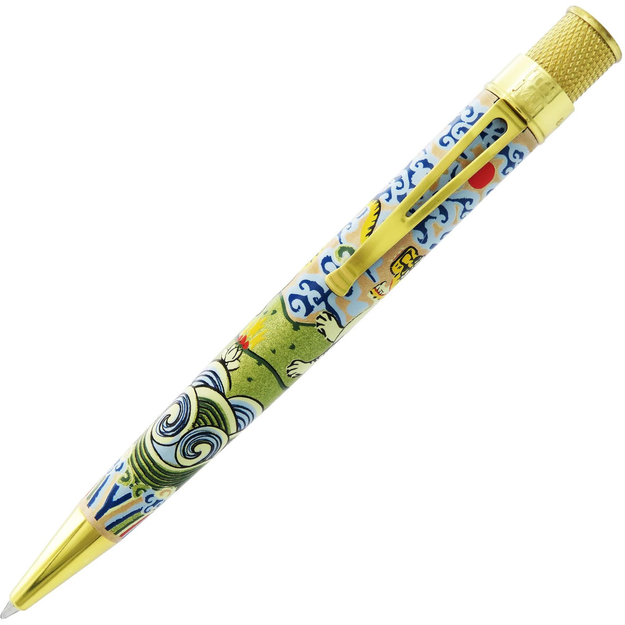 Retro 51 Tornado Rollerball Pen, Chinese Tiger Rank Badge