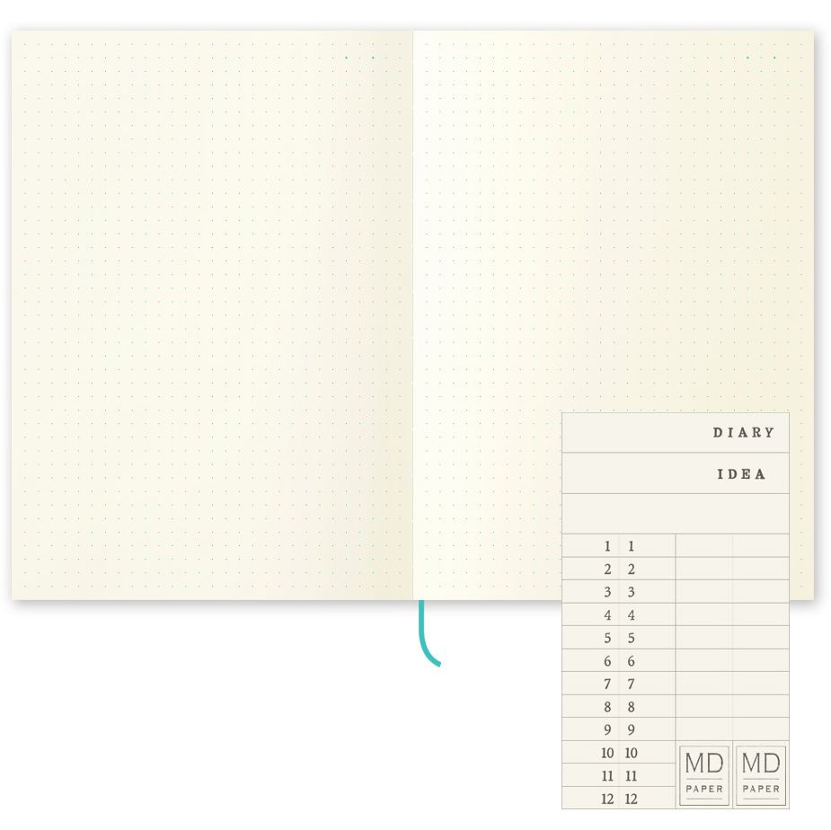 Midori MD Notebook, Dotted - FLAX art & design