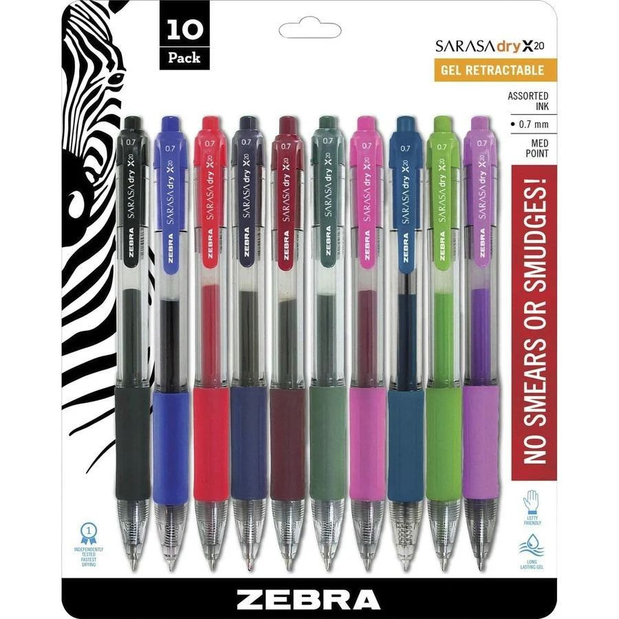 SARASA dry X20 Gel Pens, Set of 10 - FLAX art & design